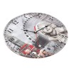 Wall Clock Antique Non Ticking Round Wall Clock Wooden Arabic