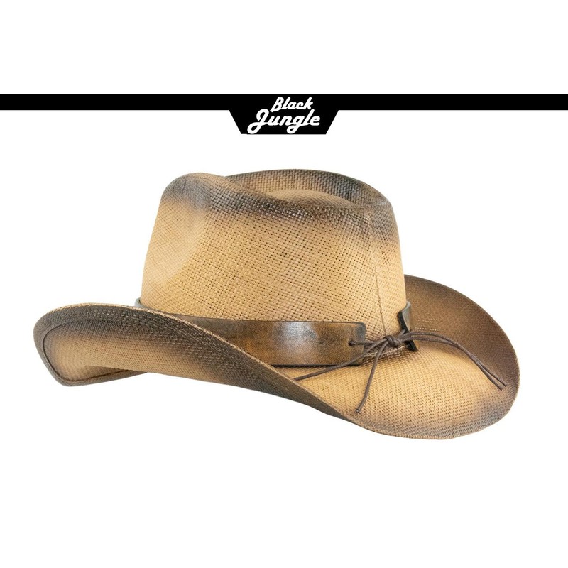 Black Jungle Tobago Summer Hat Straw Hat Outdoor Hat Sun