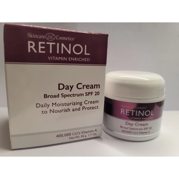 SEALED--Skincare Ldel Cosmetics RETINOL Vetamin Enriched Day Cream SPF20 1.7oz