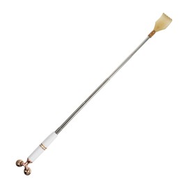 Baluue 1pc Handheld Facial Lifting Nose Care Tool Ergonomic Design Portable Back Scratcher for Relaxation and Skin Care for Home Travel White