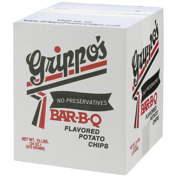 Grippo's BBQ Potato Chips (1.5lb Box)