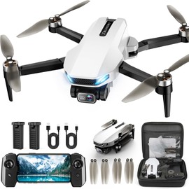 GPS Drone with Camera for Adults, 2K HD FPV Drones with Auto Return, Follow Me, Optical Flow, Brushless Motor