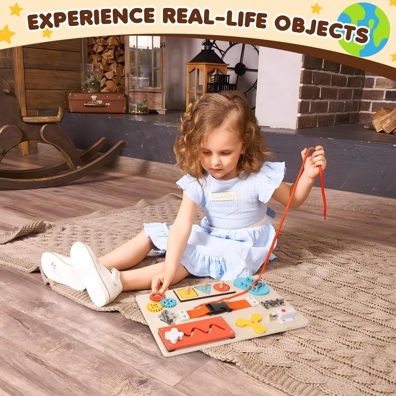 Montessori Toddler Busy Board YR-0126