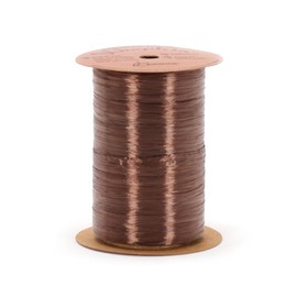 Berwick Wraphia Pearlized Rayon Craft Ribbon, 100-Yard Spool, Chocolate