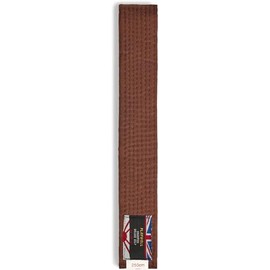 Martial Arts Cotton Solid Coloured Grading Belt - Brown (320cm)
