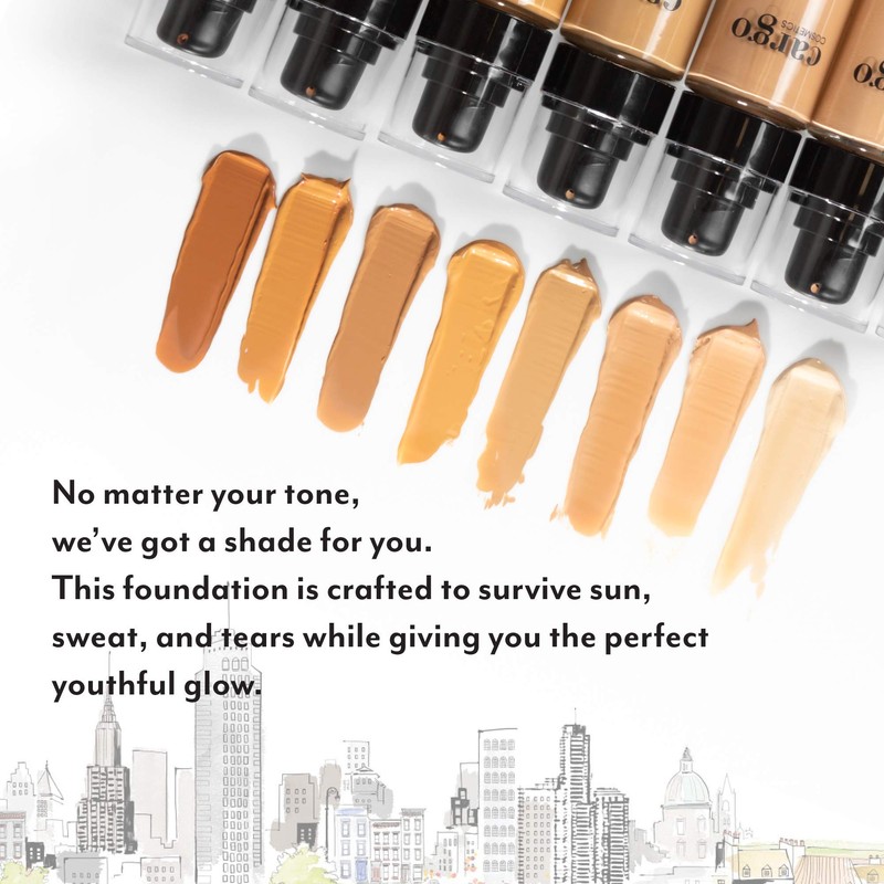 Cargo Cosmetics Swimmables Longwear Foundation, Buildable, Water Resistant Foundation, Medium