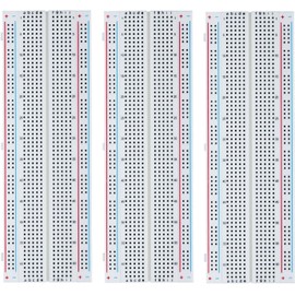ELEGOO 3pcs Breadboard 830 Point Solderless Prototype PCB Board Kit for Arduino Proto Shield Distribution Connecting Blocks