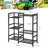 keomaisyto Garden Tool Organizer for Garage Organization, 3 Tier Yard