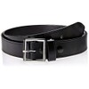 Aker Leather Products unisex adult Plain Belt, Black, 38 US