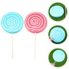 Gatuida 2Pcs Lollipop Prop, Large Candy Ornament, Synthetic Material, Fake