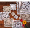 Fennco Styles Handmade Crochet Traycloth Cotton Doilies (4-inch Square Set