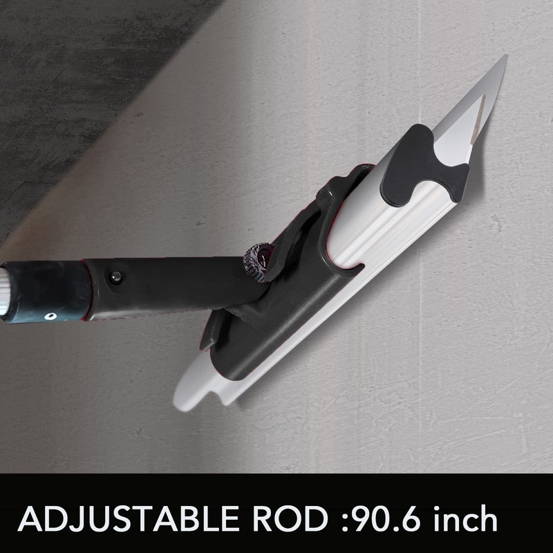 BHTOP Drywall Tools Skimming Blade with Extension Handle - 12",