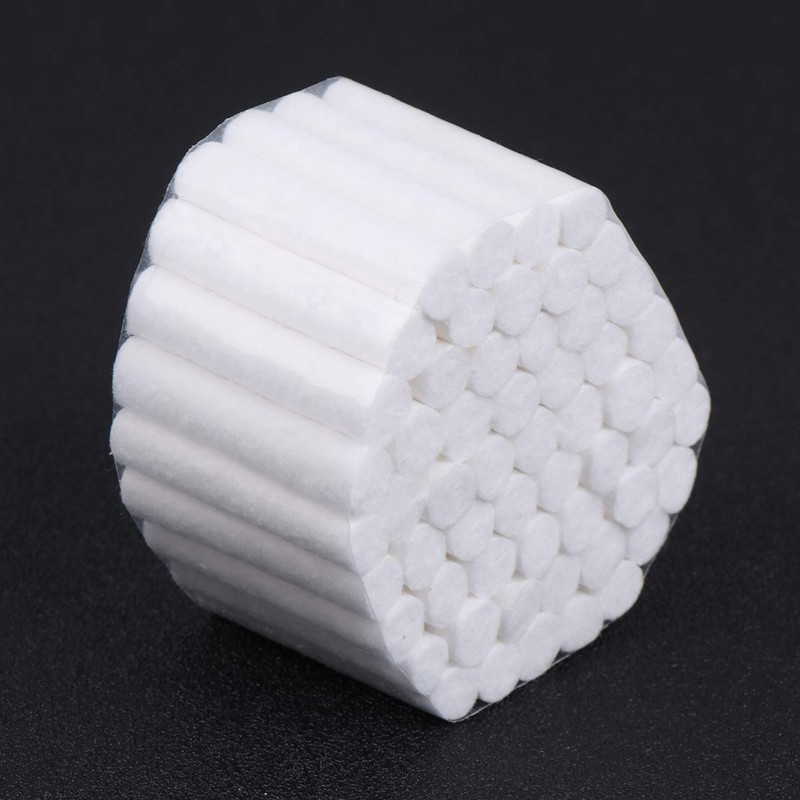 Healifty Pack of 5 Dental Cotton Rolls Made of Natural