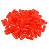 sourcing map Pack of 100 Rubber End Caps 3.5mm ID