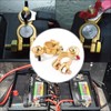 CZC AUTO Battery Terminals Solid Brass Clamps Connectors with Color