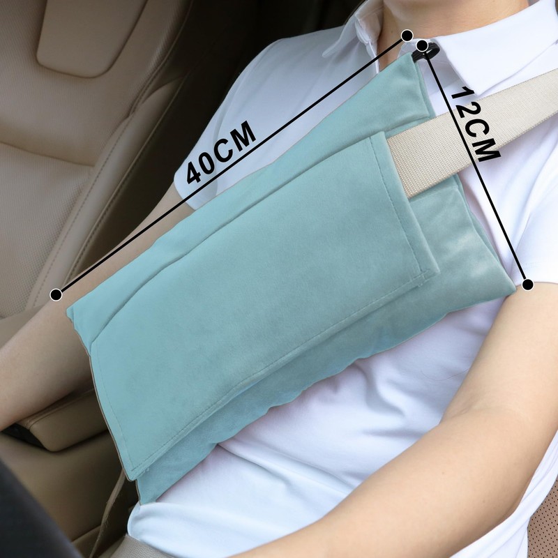 AmazeCov Super Soft Seatbelt Pillow, Seat Belt Pillow for Mastectomy