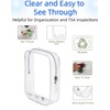 5 Pack Clear Quart Size Travel Bag TSA Approved Toiletry