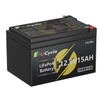 E LiCycle 12/12.8V 15Ah LiFePO4 Lithium Battery 4000+ Deep Cycles
