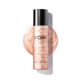 ICONIC LONDON Prep-Set-Glow | Hydrating + Setting + Glowing Spray, 3-in-1 Formula for a Dewy, Radiant Finish, Cruelty-Free, Vegan Makeup, 4.22 Fl oz | ICONIC LONDON