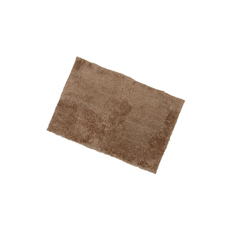 Mocha Soft Tufted Microfibre Bathroom Shower Bath Mat Rug Non-Slip