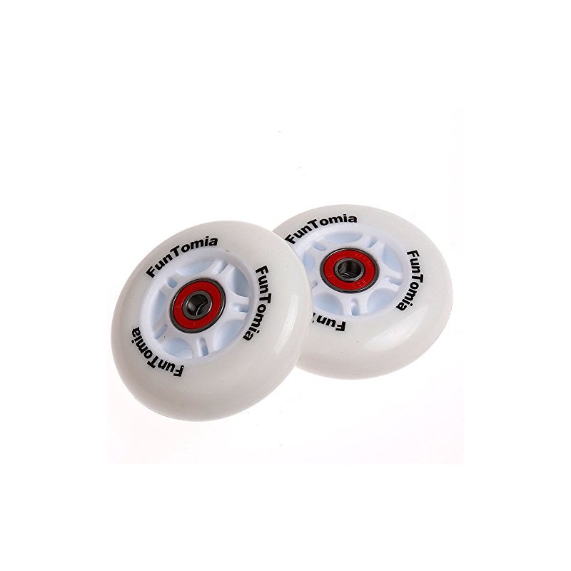 FunTomia Wheels for Waveboard Including ABEC-9 Ball Bearings / Replacement