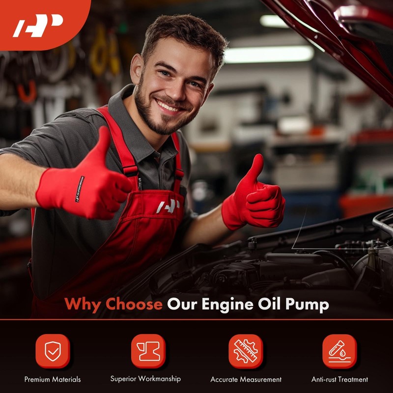 A-Premium Engine Oil Pump - Compatible with Volkswagen Beetle 1969
