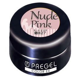Prigel CE827 Gel Nails, Color EX, Nude Pink