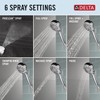 Delta Faucet ProClean Chrome Shower Head with Handheld, Showerhead with