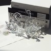 JATYFING 2pcs Crystal Swan Home Decor Crystal Figurines Anniversary,Birthday for