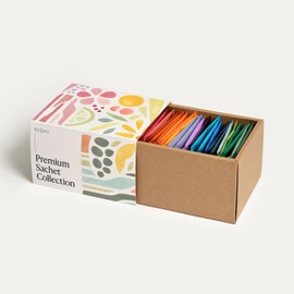 Rishi Tea Sachet Sampler Gift Box - Assorted Tea Set of Organic, Caffeinated and Non-Caffeinated Tea Bags - 24 Count