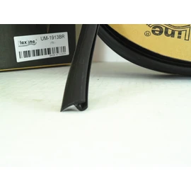 Flexline Windshield Auto Glass Universal Molding Flexible Trim Rubber 19mm 15 FT UM1913BR