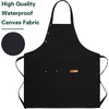 Apron for Men Women With Adjustable Straps And Large Pockets,