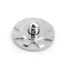 Universal CNC Aluminum Track Racing Hood Pins Lock Latch Kit, Pack of 2, Silver