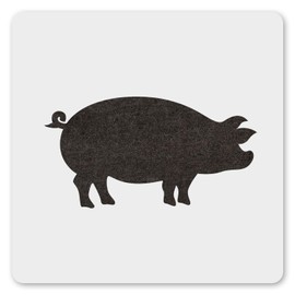 MAGJUCHE Farm Pig Stencil 12 Inches, Reusable Farm Animal Stencil for Painting DIY Crafts Decor