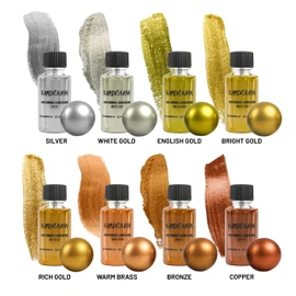 KAMENSKAYA Liquid Gold Leaf Paint - Alcohol Based Fast Drying Rich Gold Liquid Leaf, 0.68 fl oz (20 ml)