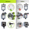 Vonsera Outdoor Socket Waterproof IP66, Outdoor Socket Waterproof with Switch