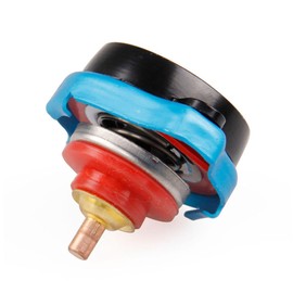 Totority 3pcs Thermometer Radiator Cap Water Tank Cover Temp Gauge Easy to Read Thermostatic Meter for Car