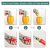 Pepper Corer, 2 in 1 Red Bell Pepper Seed Corer