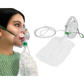 Endure Elongated Non-Rebreathing Oxygen Mask, Rebreather Oxygen Mask (Adult) (5)