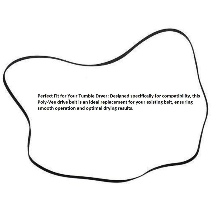 Tumble Dryer Drive Belt - 1991H8PHE | Efficient 6 Rib