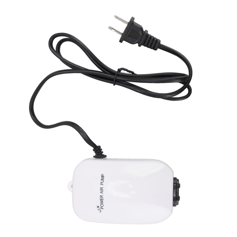 Fish Tank Oxygen Pump Ultra Quiet Powerful Dual Outlet Aquarium