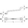 KS Tools 517.0811 CLASSIC Ring Spanner Offset, 17 x 19mm