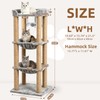 Cat Scratching Post, 4 Scratch Post, Cat Tower for Indoor