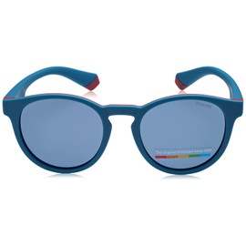 Polaroid Unisex Sunglasses, Clp/C3 Teal Red