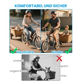COICER rimorchio, rimorchio per bicicletta, rimorchio per cani per bicicletta