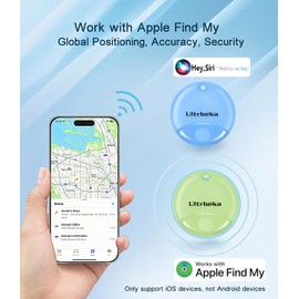 Air Tags 4 Pack Tracker Tag Work for Apple Find My (iOS Only) APP with MFi Certified for Luggage, Keys, Backpack, Satchel Colorful Smart Tag