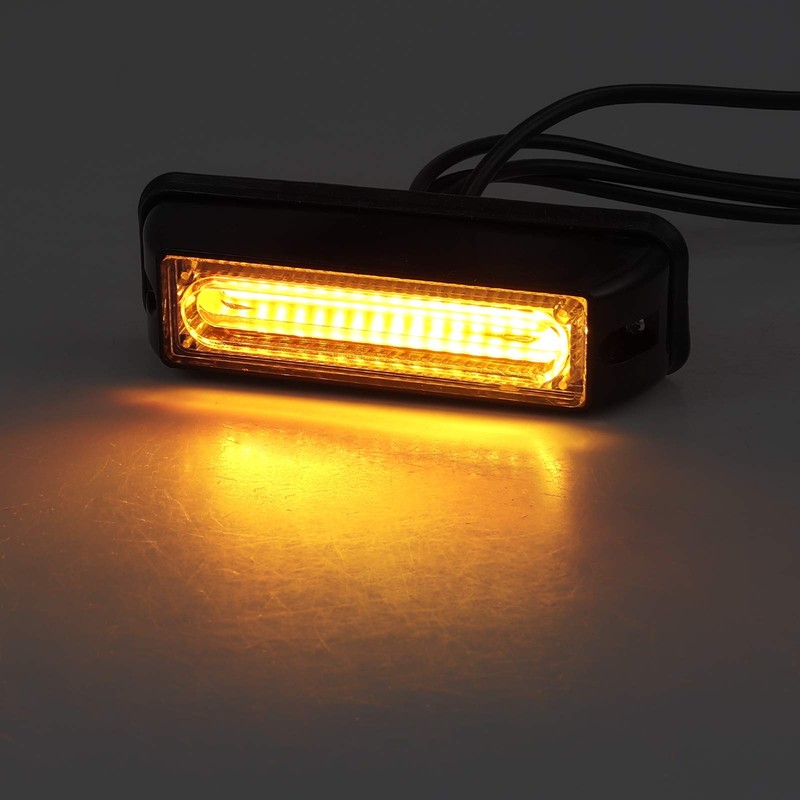 Justech 9 cm COB Warning Light Strobe Light Warning Beacon