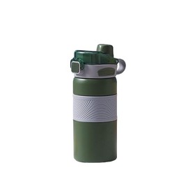 316 Stainless Steel Insulated Water Bottle Dual Drinking Modes for Maximum Versatility in Accommodating Active Lifestyles (Grey, 600ml)