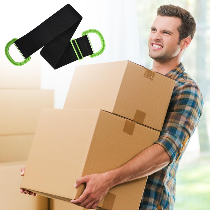 Vesaneae 2 PCS Adjustable Lifting Moving Straps, Lifting Straps with