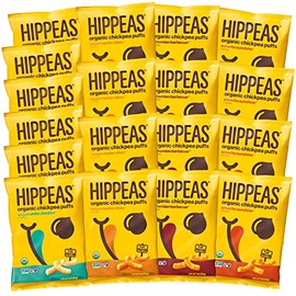 Hippeas Organic Chickpea Puffs Variety Pack | 1 Ounce, 18 Count | Vegan, Gluten-Free, Crunchy, Protein Snacks